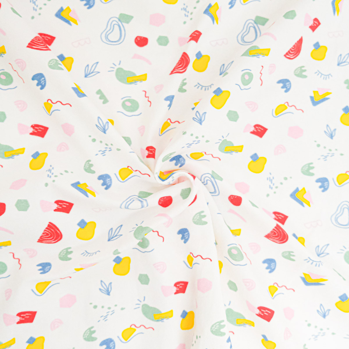 Tissu Jersey de Coton Alba Multicolore - Maison Klem